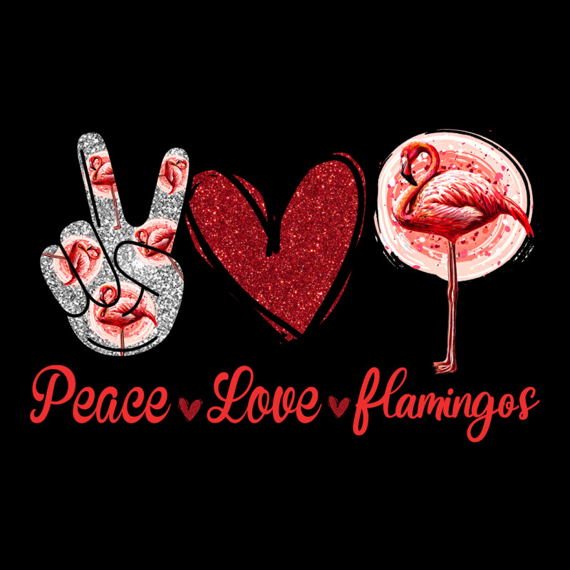 Peace Love Flamingo Urban Hoodie by Jasminsmagicworld | Teevron