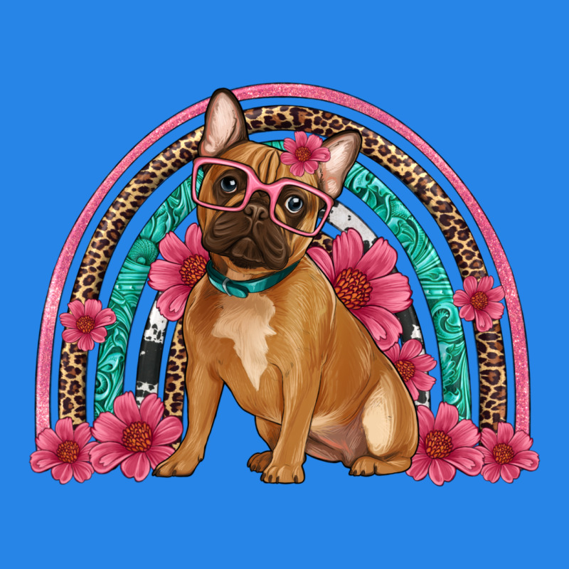 French Bulldog Floral Rainbow Premium Hoodie by Artiststas | Teevron