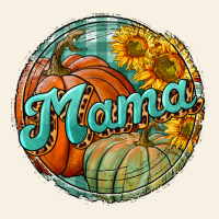 Pumpkin Mama With Background Vintage Tee | Teevron