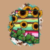 Arizona Map Sunflower Cactus Serape Vintage Tee | Teevron
