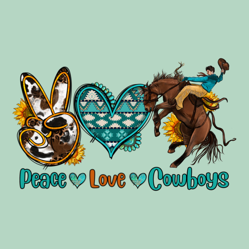 Peace Love Cowboys Classic Tee by OliviaCreatesArt | Teevron