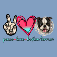 Peace Love Boston Terrier Urban Hoodie | Teevron