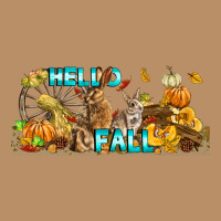 Hello Fall Rabbit Vintage Hoodie | Teevron