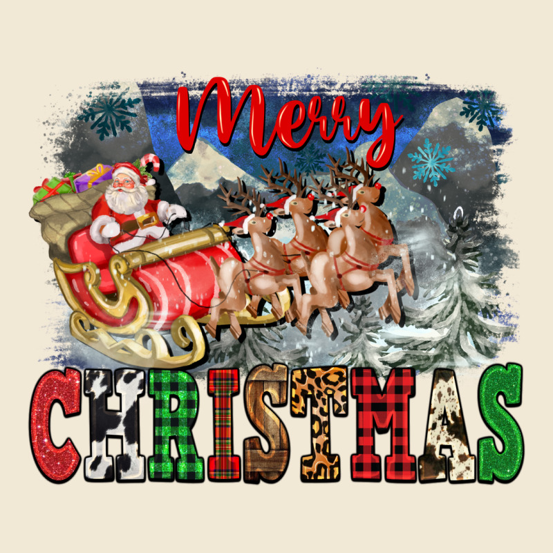 Merry Christmas Santa Sleigh Ladies Tee by FaDigitalArtStudio | Teevron