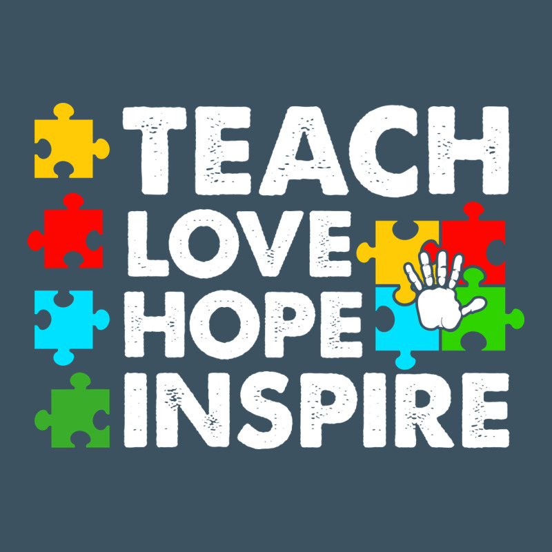 Teach Love Hope Inspire Urban Heavy Tee by CowhideDigitalArt | Teevron