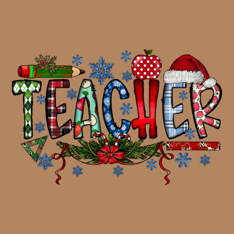 Teacher Christmas Long Sleeve Tee by CowhideDigitalArt | Teevron