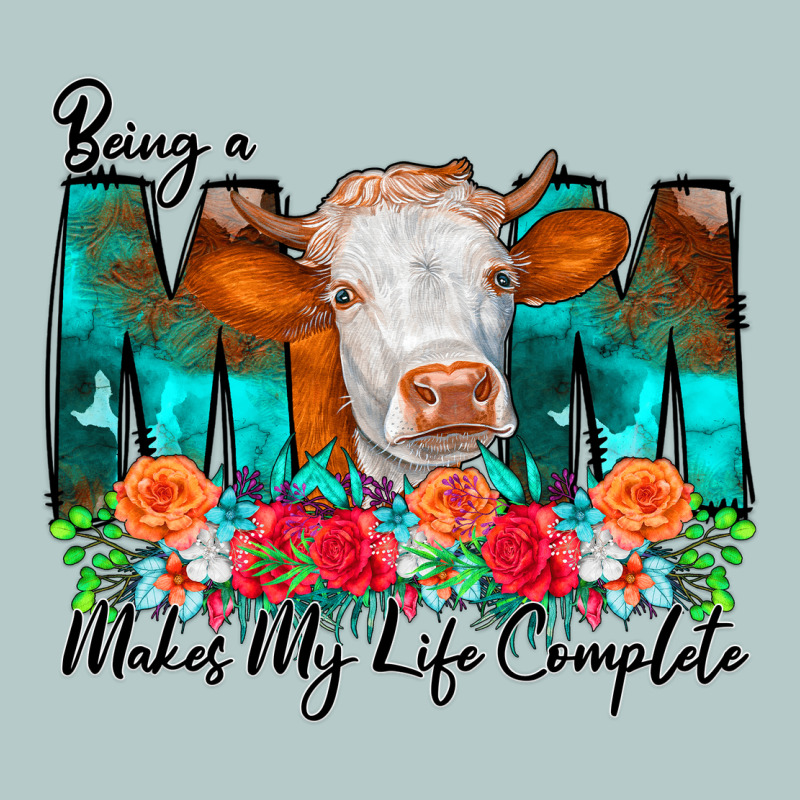 Being A Mom Makes My Life Complete Heavy Core Tee by CowCowDesign | Teevron