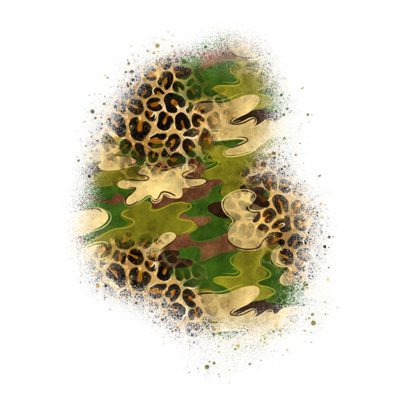 Camouflage And Leopard Patch  1 Ladies Tee by BundleAndBundleShop | Teevron
