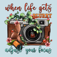 When Life Gets Blurry Adjust Your Focus Vintage Camera Ladies Tee | Teevron