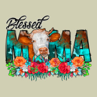 Blessed Mama Flowers Cow Heavy Core Tee | Teevron