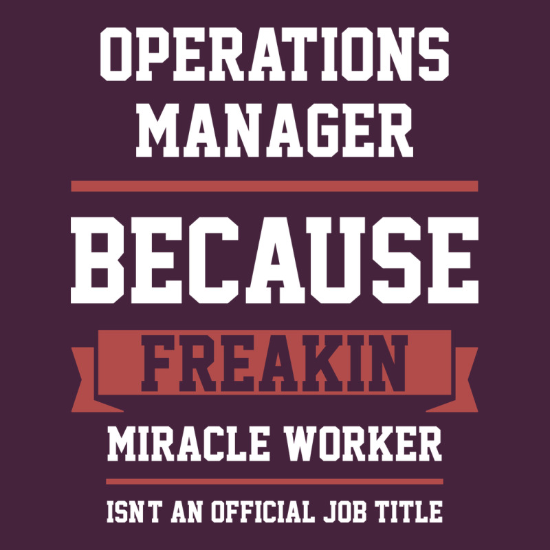 Operations Manager - Cool Gift Job Long Sleeve Tee by artisFamous | Teevron