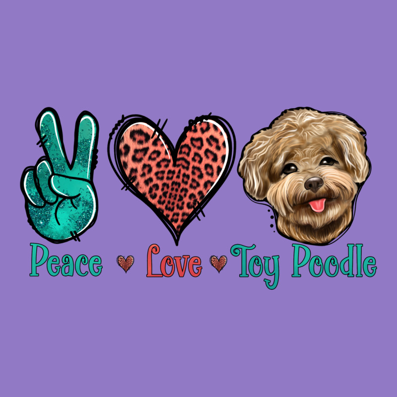 Peace Love Toy Poodle Urban Hoodie by Jasminsmagicworld | Teevron