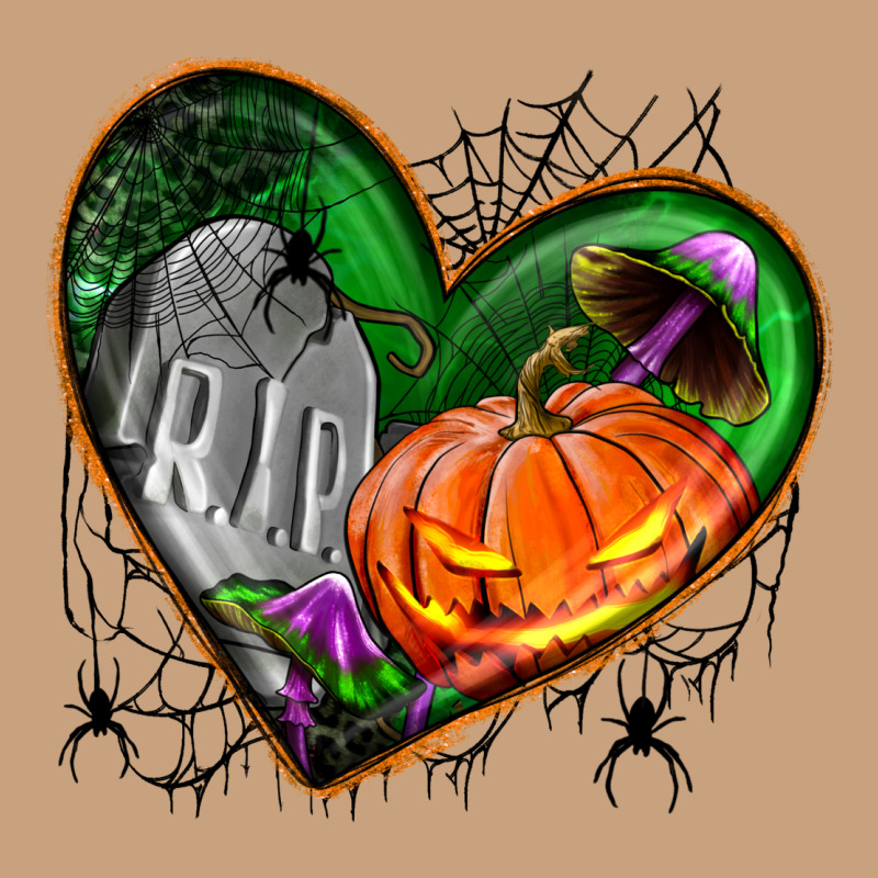 Halloween Heart With Pumpkin Vintage Tee by BundleAndBundleShop | Teevron