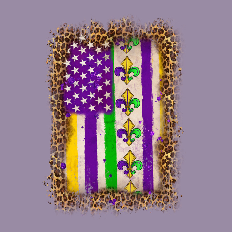 Mardi Gras Usa Flag Leopard Classic Tee by OliviaCreatesArt | Teevron