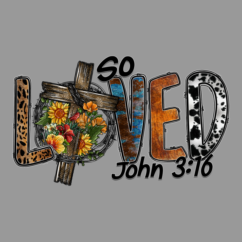 So Loved Jhon 3.16 Vintage Hoodie by SublimationCraftShop | Teevron