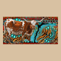 Texas Longhorn With Aztec Tiger And  Leopard Heavyweight Hoodie | Teevron