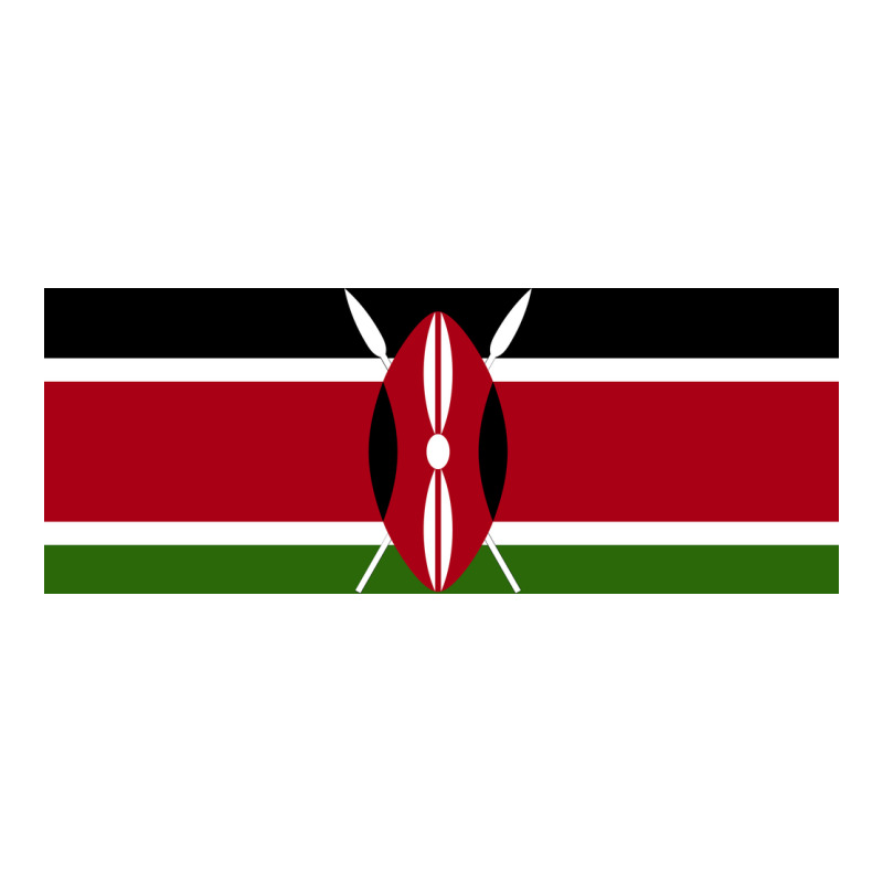 Kenya Flag Long Sleeve Tee by artisFamous | Teevron