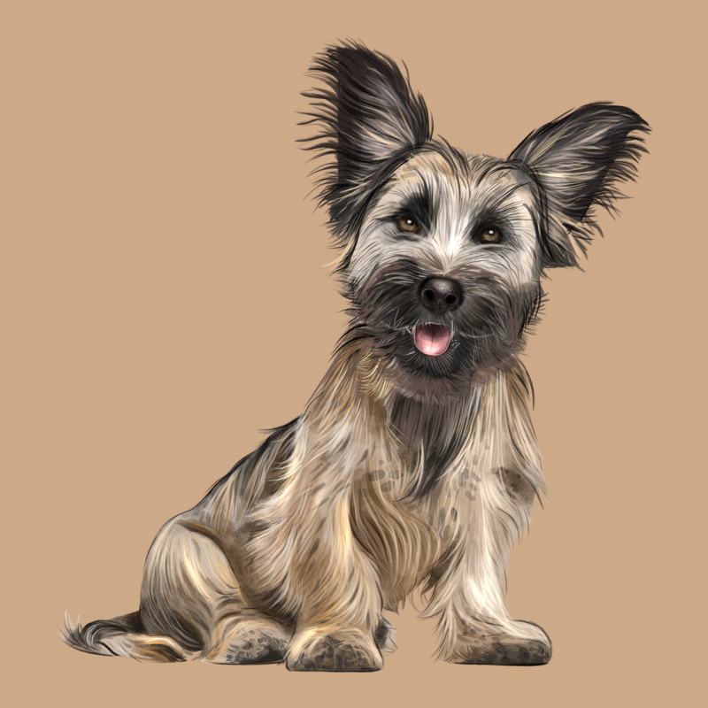 Skye Terrier Dog Illustrations Vintage Hoodie by LillyAllenDesigns | Teevron
