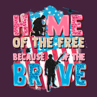 Home Of The Free Because Of The Brave Premium Tee | Teevron