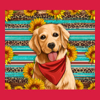 Golden Retriever With Sunflowers Premium Hoodie | Teevron
