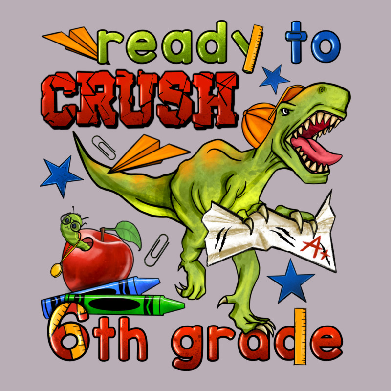 Ready To Crush 6th Grade Vintage Tee by BundleAndBundleShop | Teevron