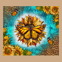 Monarch Butterfly Sunflower Vintage Hoodie | Teevron