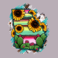 Georgia Map Sunflower Cactus Serape Vintage Tee | Teevron