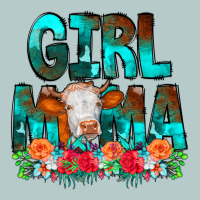 Girl Mama Flowers Cow Heavy Core Tee | Teevron
