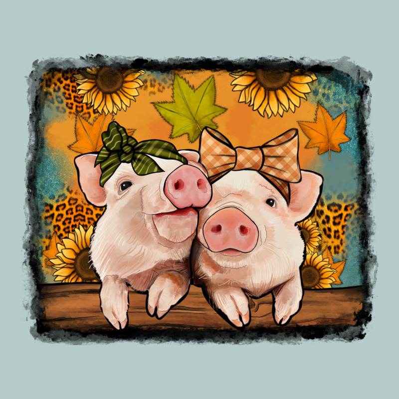 Fall Pigs Heavy Core Tee by Jasminsmagicworld | Teevron