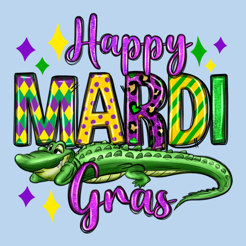 Happy Mardi Gras Alligator Olivia Classic Tee by OliviaCreatesArt | Teevron