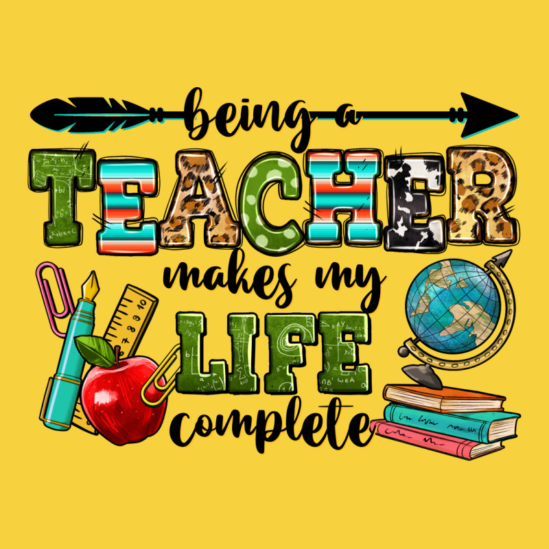 Being A Teacher Makes My Life Complete Premium Sweatshirt by RanaPortraitStore | Teevron