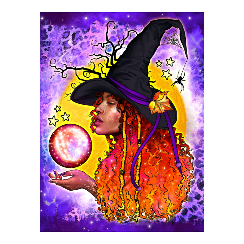 Witch With Crystal Ball Air Freshener Ladies Tee by BundleAndBundleShop | Teevron