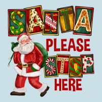 Santa Please Stop Here Ladies Tee | Teevron