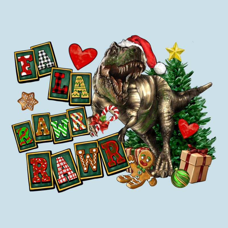 Fa La La Trex Christmas Ladies Tee by FaDigitalArtStudio | Teevron