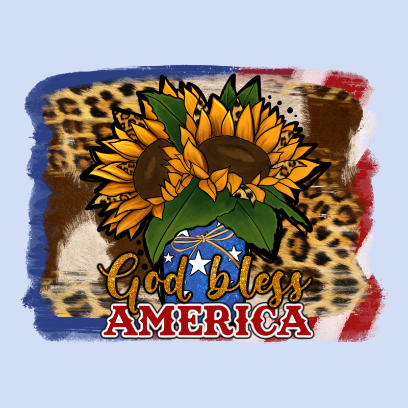 Patriotic Sunflower God Bless America Urban Hoodie by Jasminsmagicworld | Teevron
