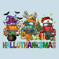 Hallothanksmas Trucks Ladies Tee | Teevron