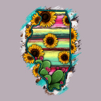 Illinois Map Sunflower Cactus Serape Vintage Tee | Teevron