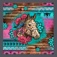 Floral Horse Vintage Hoodie | Teevron