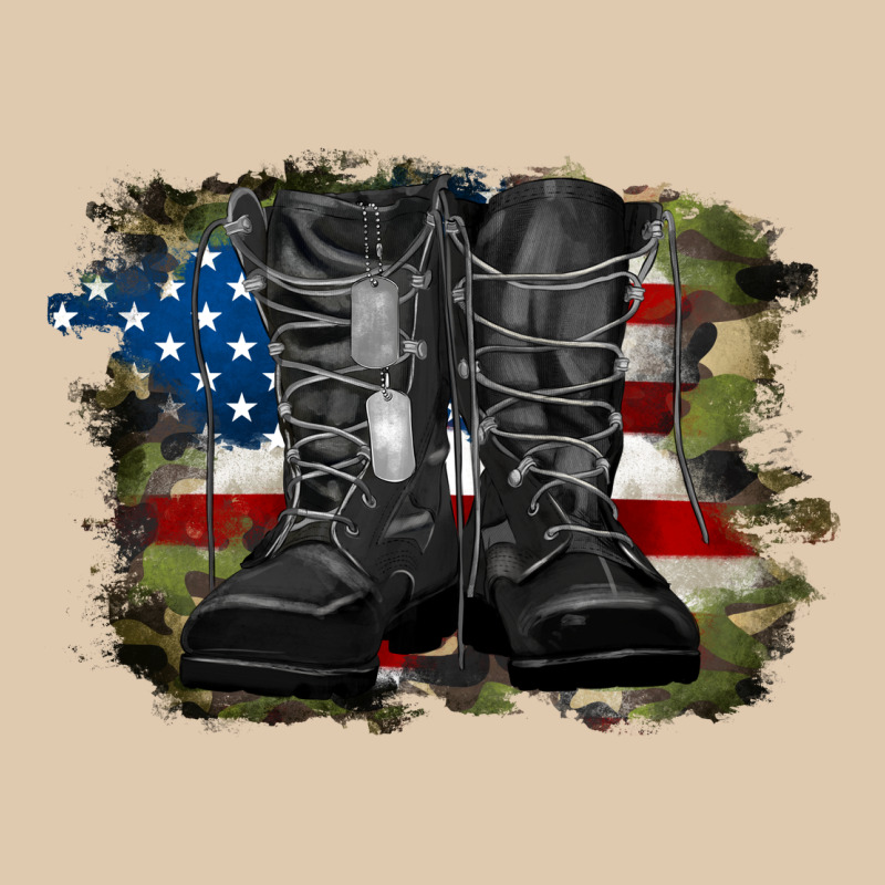 American Flag With Army Boots Heavyweight Sweatshirt by RanaPortraitStore | Teevron