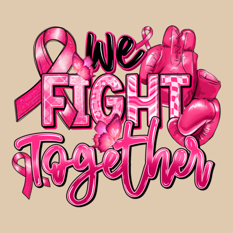 We Fight Together Breast Cancer Heavyweight Sweatshirt by RanaPortraitStore | Teevron