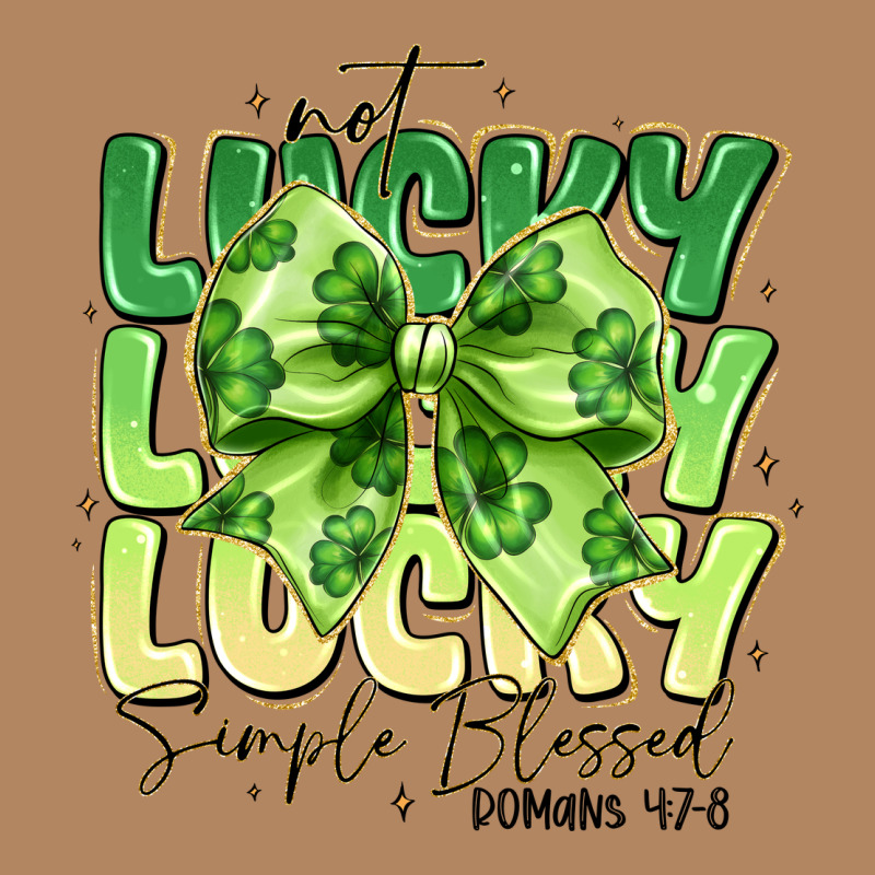 Not Lucky Simply Blessed Long Sleeve Tee by CowhideDigitalArt | Teevron