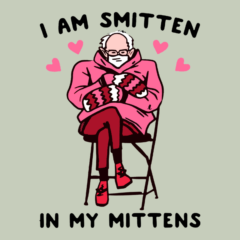 Funny I Am Smitten In My Mittens Bernie Long Sleeve Tee by artisFamous | Teevron
