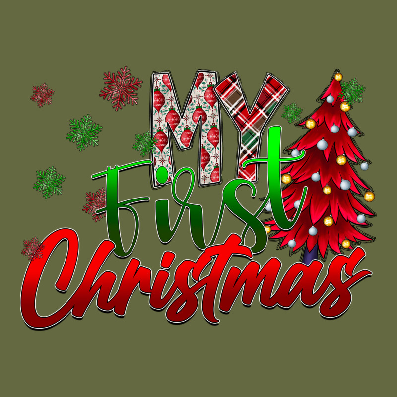 My First Christmas Long Sleeve Tee by CowhideDigitalArt | Teevron