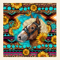 Haflinger Horse Aztec Vintage Hoodie | Teevron