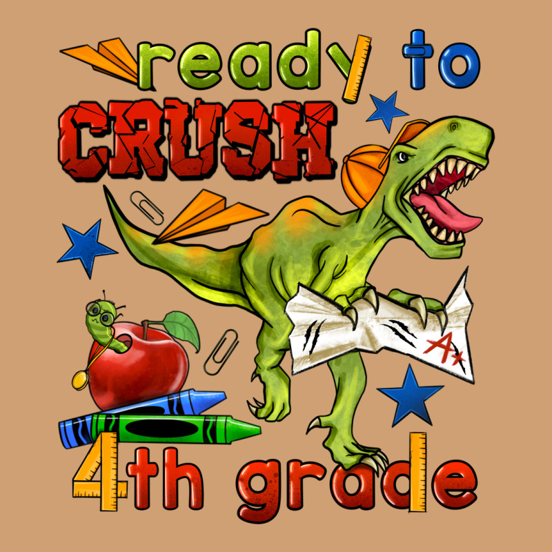 Ready To Crush 4th Grade Vintage Tee by BundleAndBundleShop | Teevron