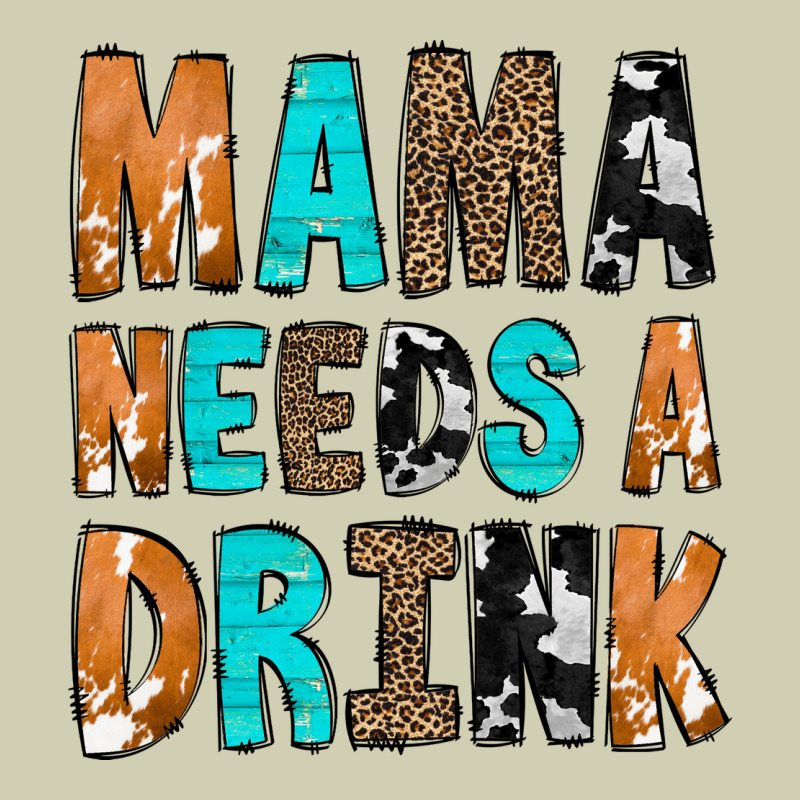 Mama Needs A Drink Heavy Core Tee by CowCowDesign | Teevron