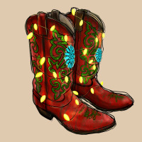 Western Christmas Boots Heavyweight Sweatshirt | Teevron