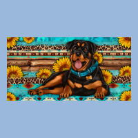 Rottweiler With Sunflowers License Plate Premium Hoodie | Teevron