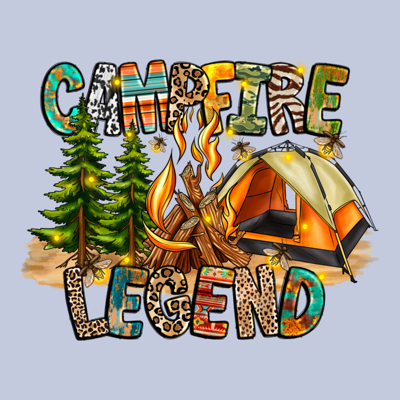 Campfire Legend Long Sleeve Tee by CowhideDigitalArt | Teevron