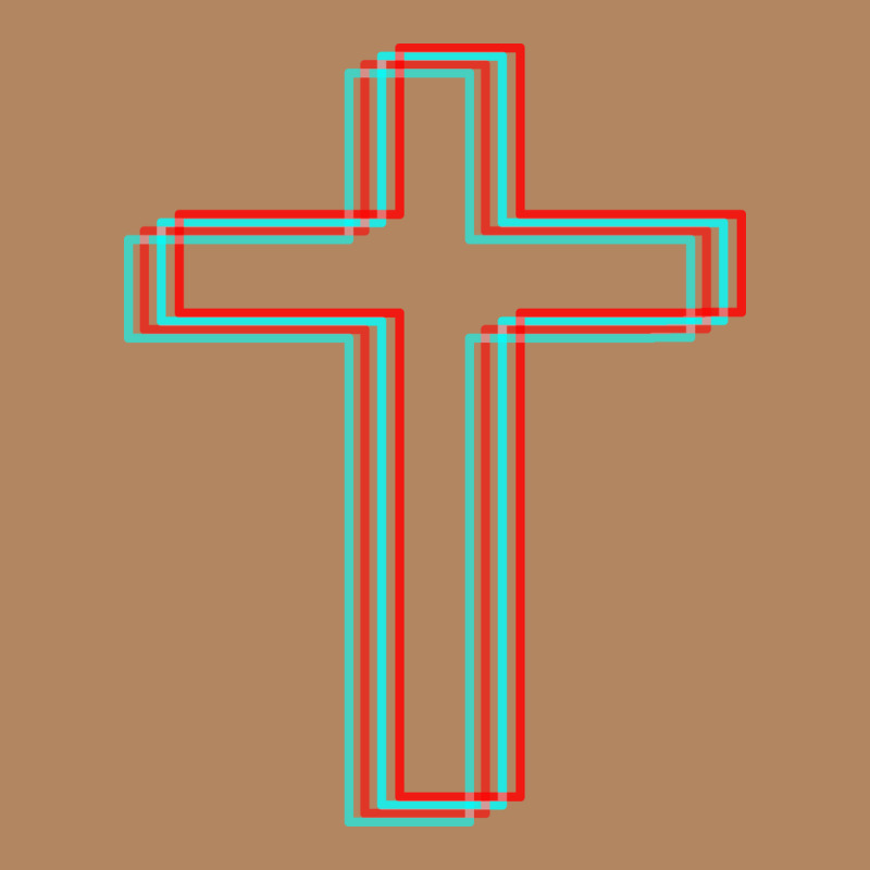 A Neon Christian Cross Long Sleeve Tee by artisFamous | Teevron